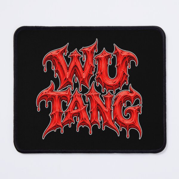 Item preview, Wu-Tang Red Gothic Hip Hop Typography designed and sold by TripleFour444.