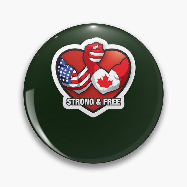 Item preview, Canada And Usa Strong And Free 500 designed and sold by WILLArtCrafts.