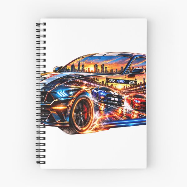 Item preview, Mustang Racing Inferno – Ultimate Muscle Car Speed & Racing Art designed and sold by Arulsha.