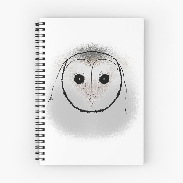 Item preview,  Australian Masked Owl Line-art (White & Grey) designed and sold by Burnt_Pikachu.