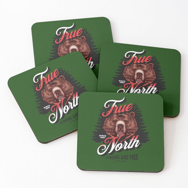 Item preview, True North Strong And Free Canada Bear 64 designed and sold by WILLArtCrafts.