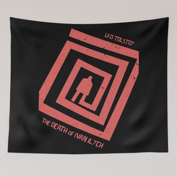 Item preview, The Death of Ivan Ilyich - Leo Tolstoy Vintage Book Cover designed and sold by FULLER FACTORY.