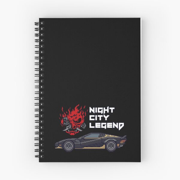Item preview, Night City Legend Retro 8-Bit Cyberpunk Turbo Car designed and sold by Azaziel.