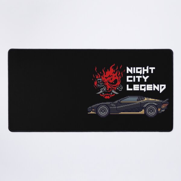 Item preview, Night City Legend Retro 8-Bit Cyberpunk Turbo Car designed and sold by Azaziel.