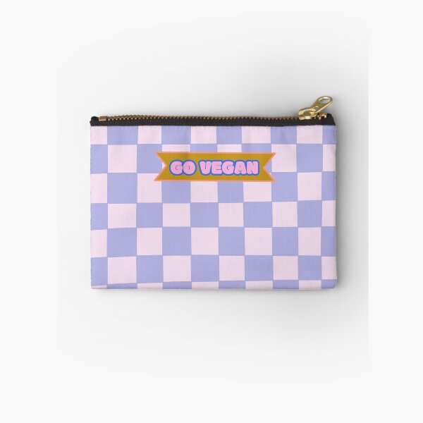 Item preview, Checkered: Lila & Purple | Go vegan. designed and sold by theethicwhisper.