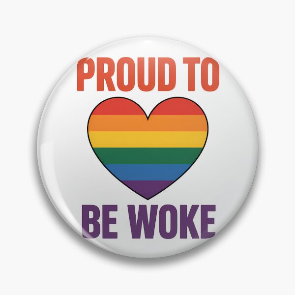 Item preview, Proud to be Woke - Pride Rainbow Sticker designed and sold by LoFizzy.