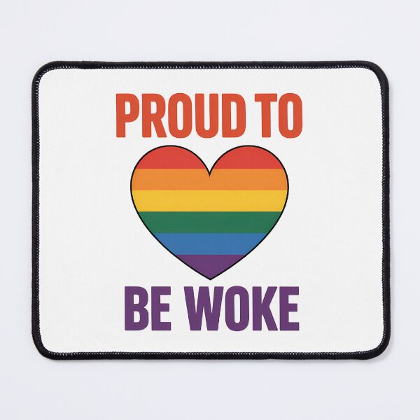 Item preview, Proud to be Woke - Pride Rainbow Sticker designed and sold by LoFizzy.