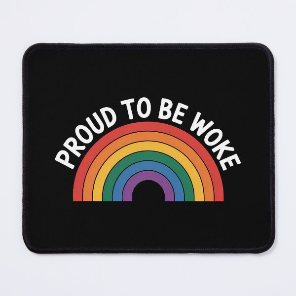 Item preview, Proud to be Woke - Pride Rainbow Sticker designed and sold by LoFizzy.