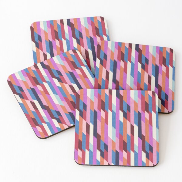 Item preview, Patchwork Shear Stripe - Fuchsia designed and sold by appleyards.