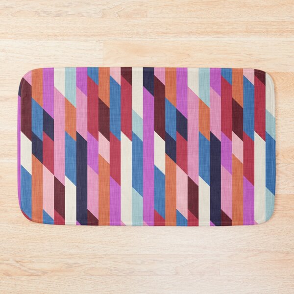 Item preview, Patchwork Shear Stripe - Fuchsia designed and sold by appleyards.