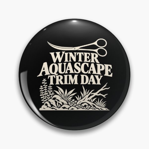Item preview, Winter Aquascape Trim Day Planted Tank Hobby Design designed and sold by DreamLayerStudio.