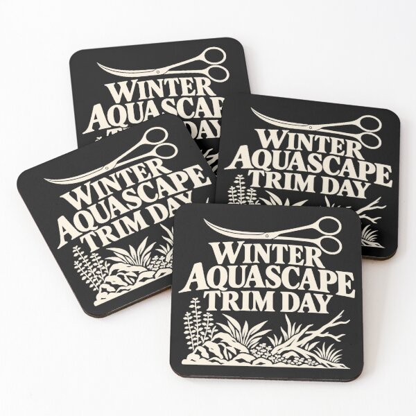 Item preview, Winter Aquascape Trim Day Planted Tank Hobby Design designed and sold by DreamLayerStudio.