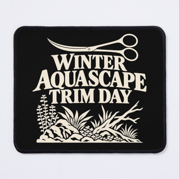 Item preview, Winter Aquascape Trim Day Planted Tank Hobby Design designed and sold by DreamLayerStudio.