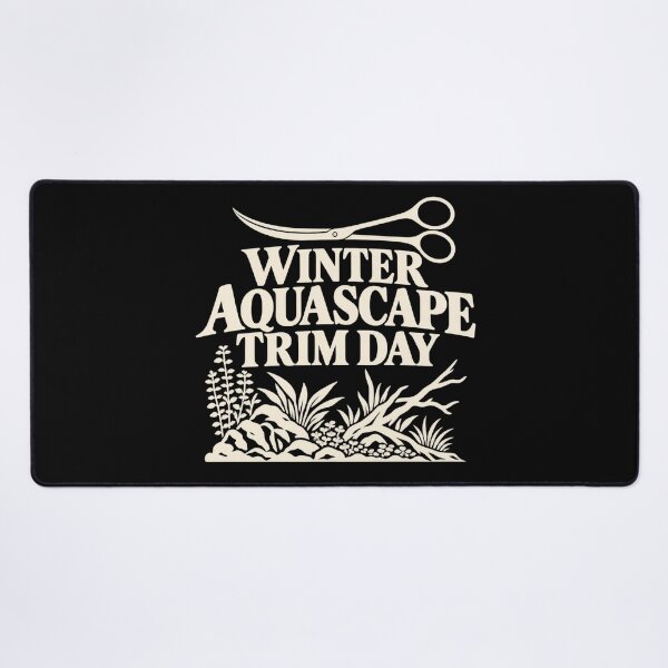 Item preview, Winter Aquascape Trim Day Planted Tank Hobby Design designed and sold by DreamLayerStudio.