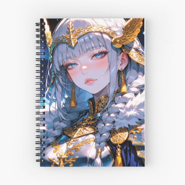 Item preview, Valkyrie Girl Laptop Skin | Norse Aurora Anime Warrior Decal designed and sold by RGB-crayon.