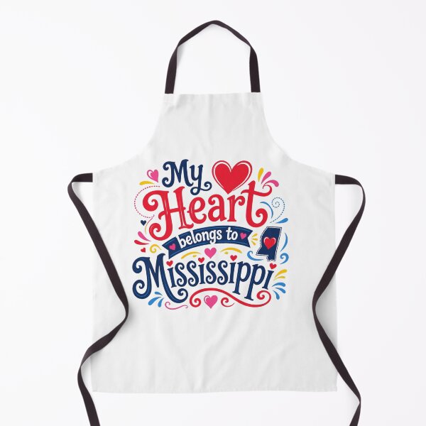 Item preview, My Heart Belongs to Mississippi - Cute Souvenir Travelers Gift for Men Women & Kids  designed and sold by Mozaic Clothes.