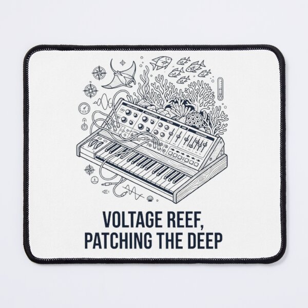 Item preview, Voltage Reef – Modular Synthesizer Ocean Art for Synth Lovers designed and sold by youur-mark.