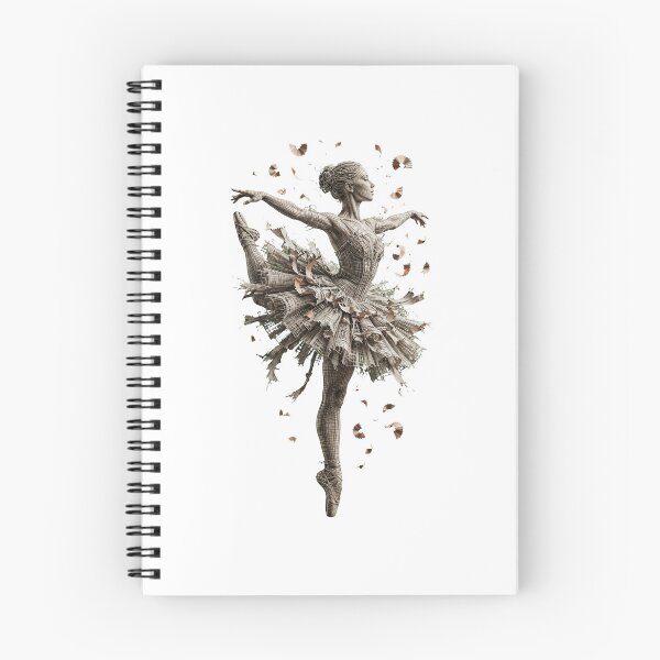 Item preview, Pencil Shavings Ballerina Wireframe Art Elegant Dance Design designed and sold by  One City Two Children Studio.