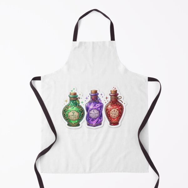 Item preview, Brewed in Darkness — Witch Potion Bottles Halloween designed and sold by AbbasSaqib.