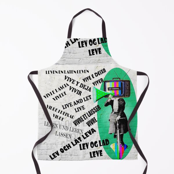 Item preview, Live and let live - Collage art designed and sold by Yamy Morrell Art and Design.