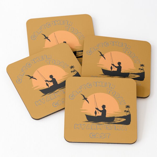 Item preview, Good Design for a Fishing Man Can't Come In Today My Arm Is In a Cast designed and sold by MarthaPlace.