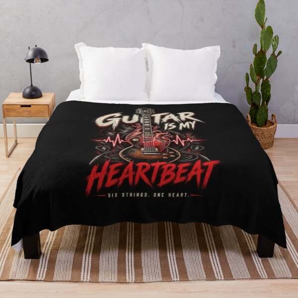 Item preview, Guitar Is My Heartbeat – Rock Music Guitar Lover T-Shirt designed and sold by ArthurShu.