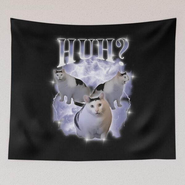 Item preview, Huh Cat Chonky Ben Meme 90S Bootleg Vintage designed and sold by ateebhassan000.
