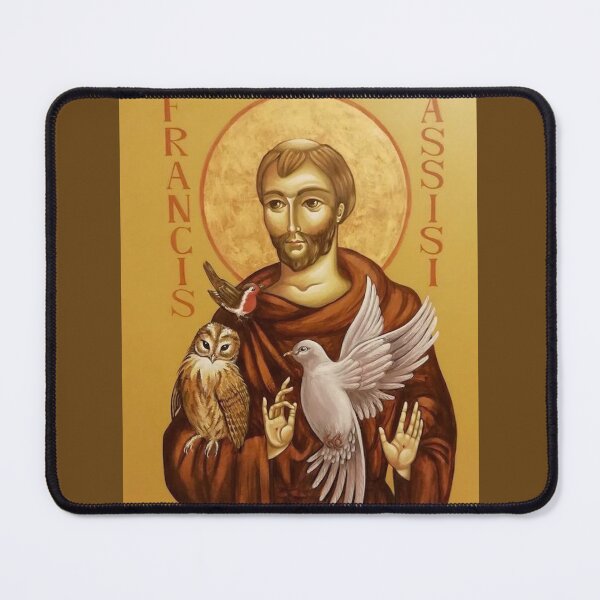 Item preview, St Francis with Birds designed and sold by ikon-olga.