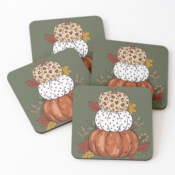 Item preview, Leopard Print Stacked Pumpkins Fall Pumpkin Stack Thanksgiving designed and sold by Little-Miracle.
