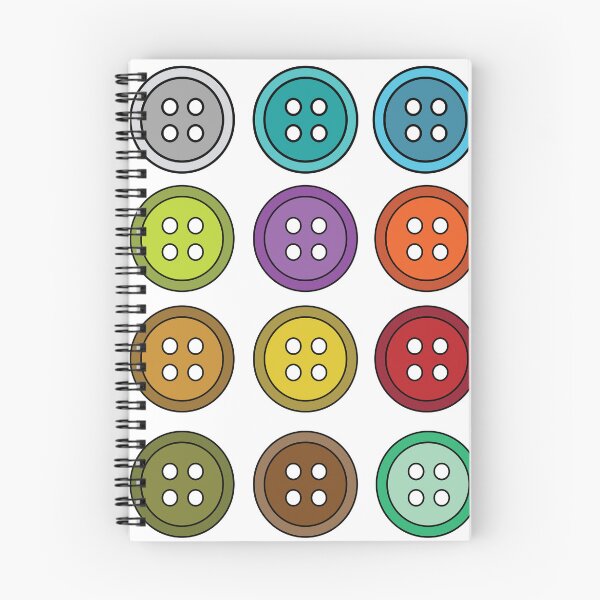 Item preview, Colorful Sewing Buttons Pattern designed and sold by Nisha Prabhu.