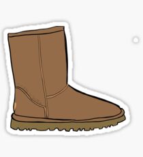 Basic is Basic Boots Sticker