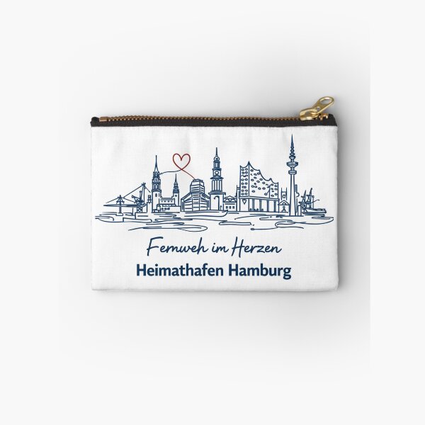 Item preview, Home Port Hamburg – Skyline One Line Art designed and sold by Pineapple-Tree.