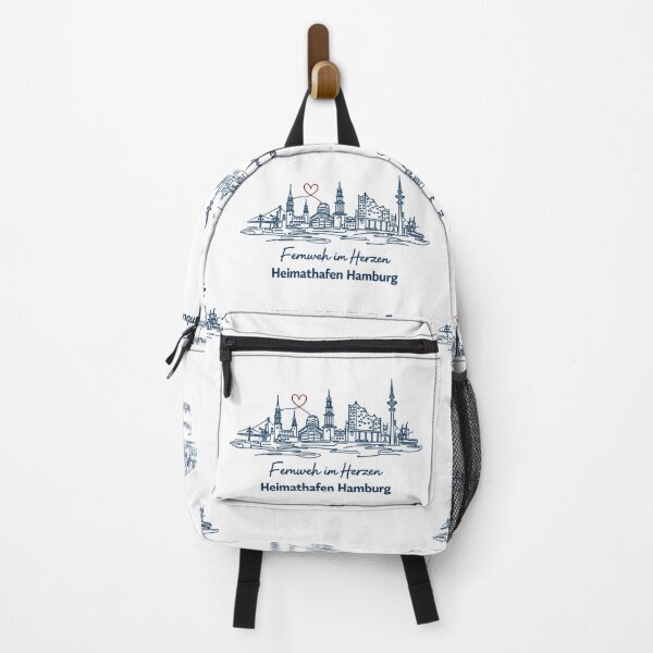 Item preview, Home Port Hamburg – Skyline One Line Art designed and sold by Pineapple-Tree.