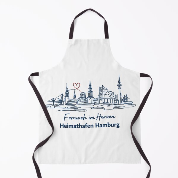 Item preview, Home Port Hamburg – Skyline One Line Art designed and sold by Pineapple-Tree.