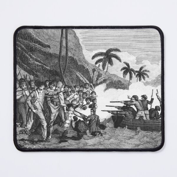 Item preview, Vintage Captain Cook's Original Voya Gothic Woodcut designed and sold by Antique Science Press.