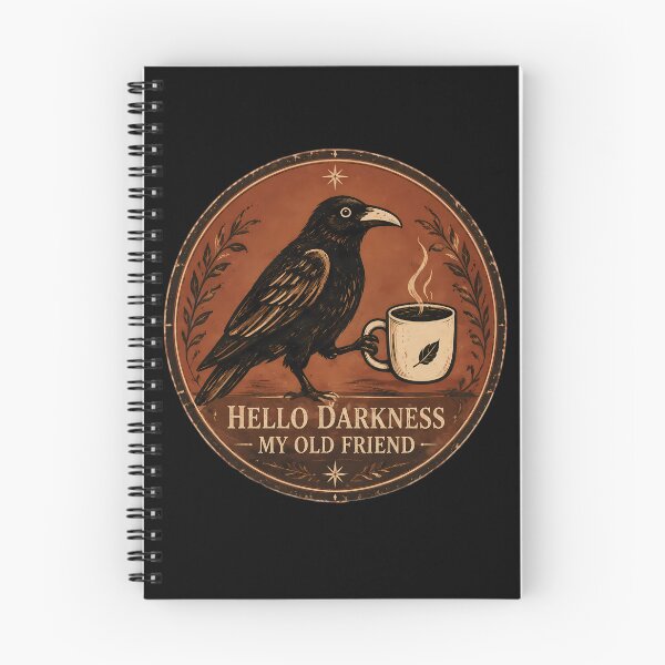 Item preview, Raven Crow Coffee Funny Hello Darkness Friend designed and sold by FernaRoje.