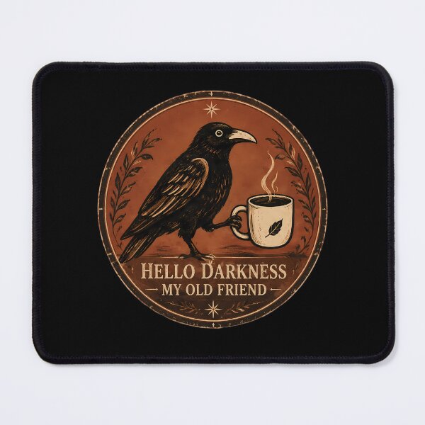 Item preview, Raven Crow Coffee Funny Hello Darkness Friend designed and sold by FernaRoje.
