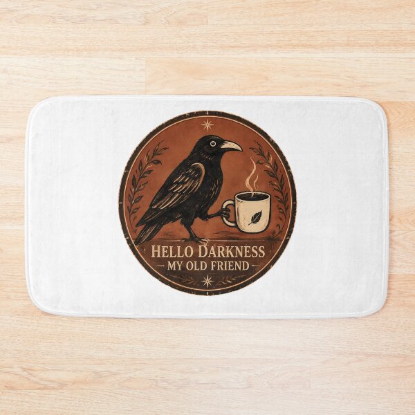 Item preview, Raven Crow Coffee Funny Hello Darkness Friend designed and sold by FernaRoje.