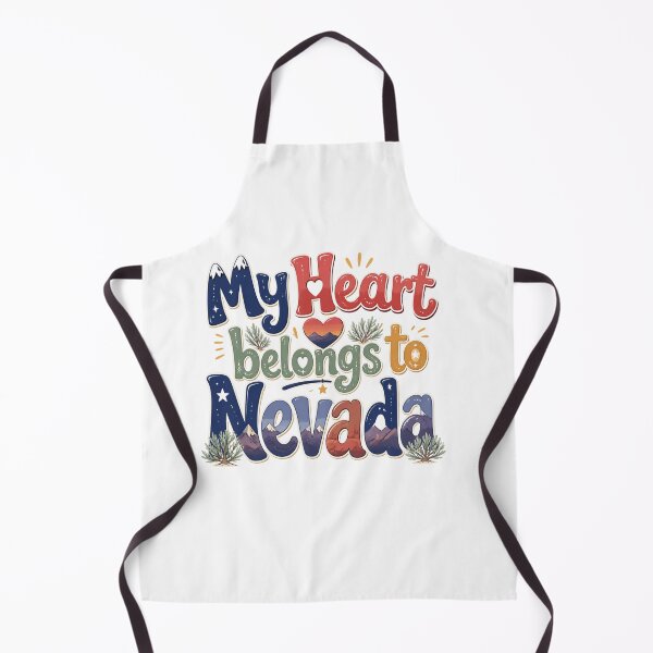 Item preview, My Heart Belongs to Nevada - Cute Souvenir Travelers Gift for Men Women & Kids  designed and sold by Mozaic Clothes.