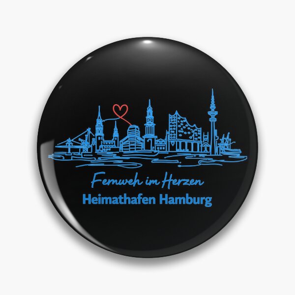 Item preview, Home Port Hamburg – Skyline One Line Art designed and sold by Pineapple-Tree.