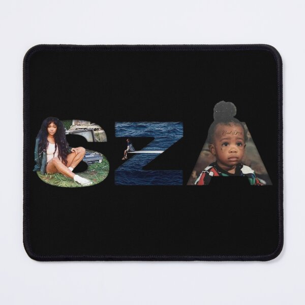 Item preview, SZA Collage Letters R&B Music Fan designed and sold by Coolshopsea.