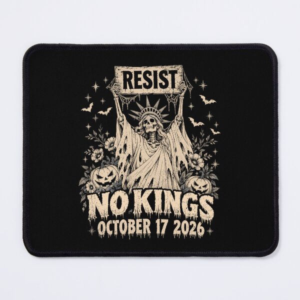 Item preview, Resist No Kings October 17 2026 Skeleton Statue Of Liberty designed and sold by Ortigzitoun.