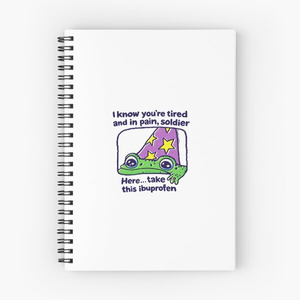 Item preview, I Know You're Tired Funny Frog ibuprofen designed and sold by LakenDraphil.