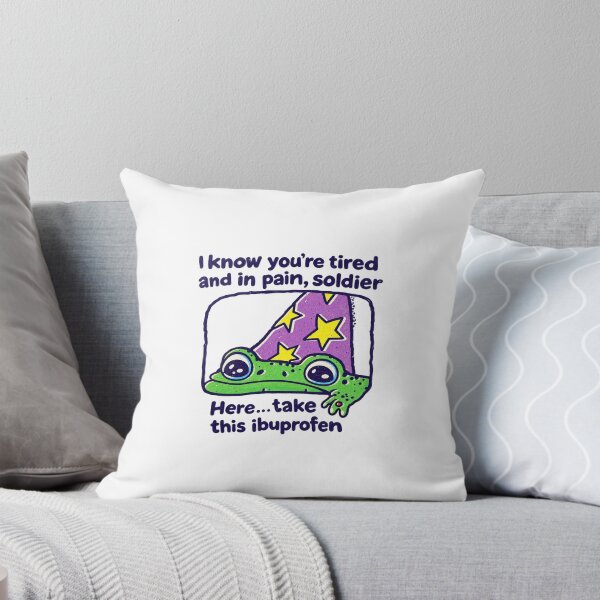 Item preview, I Know You're Tired Funny Frog ibuprofen designed and sold by LakenDraphil.