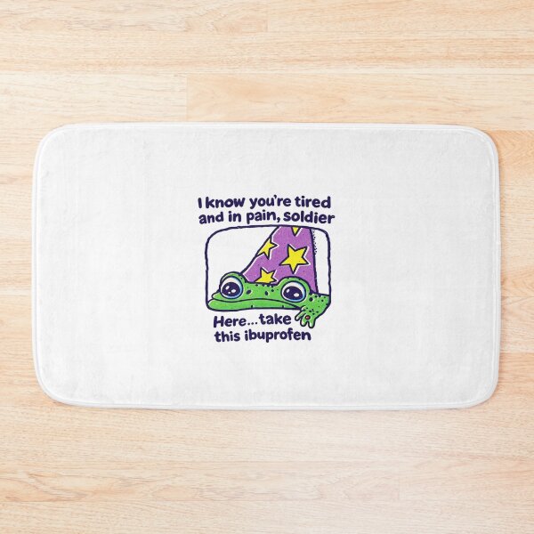 Item preview, I Know You're Tired Funny Frog ibuprofen designed and sold by LakenDraphil.