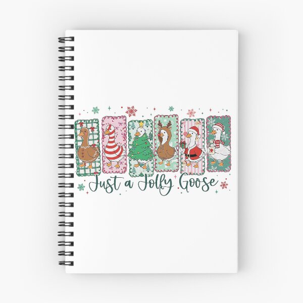 Item preview, Just A Jolly Goose Christmas Shirt Design, Cute Silly Goose Holiday PNG, Festive Duck Christmas Sweatshirt Graphic, Retro Coquette Holiday Apparel designed and sold by CaesarPOD.