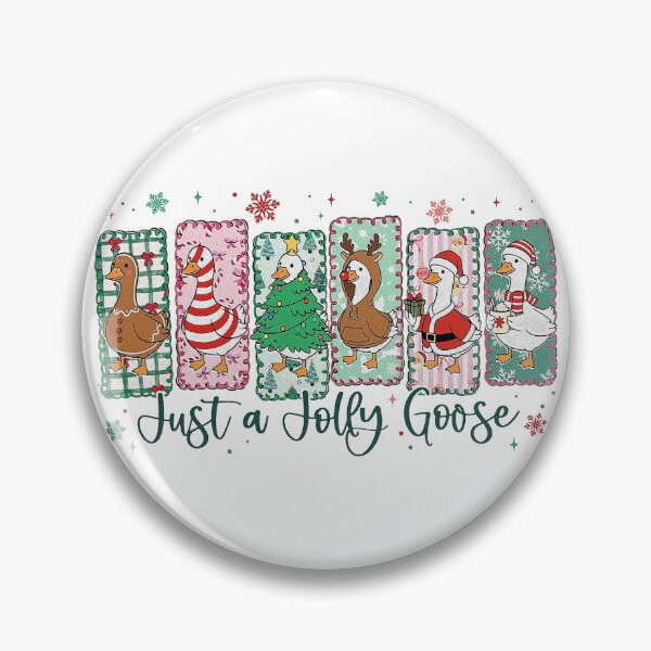 Item preview, Just A Jolly Goose Christmas Shirt Design, Cute Silly Goose Holiday PNG, Festive Duck Christmas Sweatshirt Graphic, Retro Coquette Holiday Apparel designed and sold by CaesarPOD.