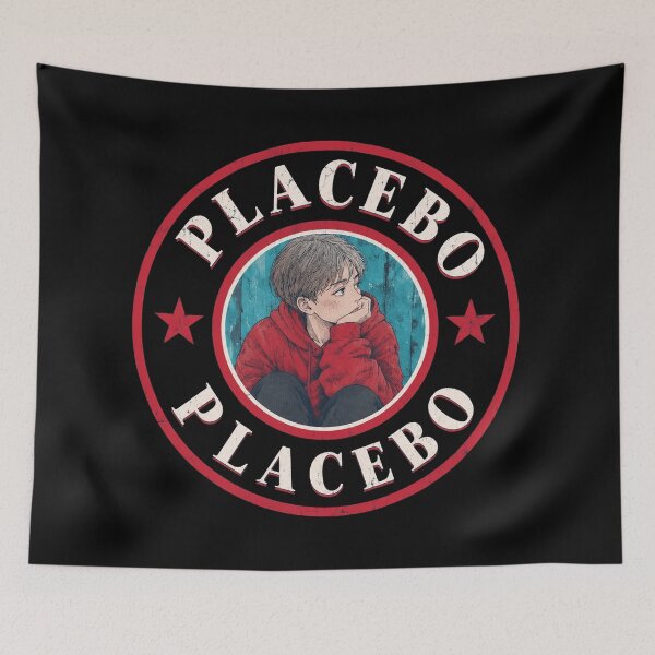 Item preview, Placebo Portrait Badge designed and sold by ErnestoForbes.