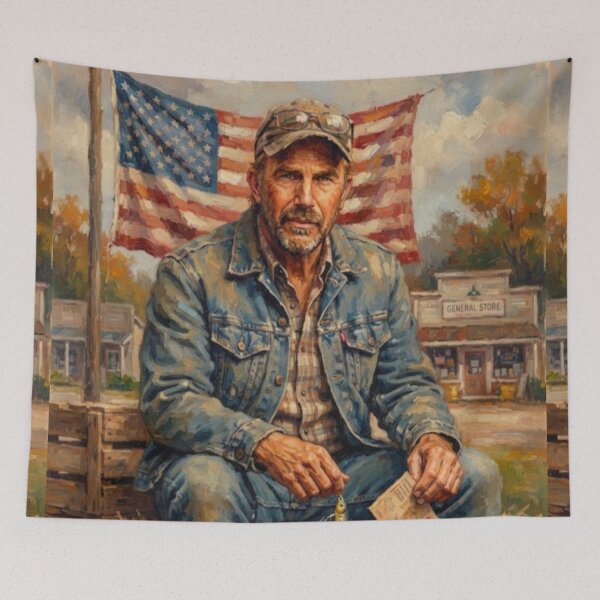 Item preview, Swing Vote Small Town Election Fine Art Tribute designed and sold by Art's Diner.