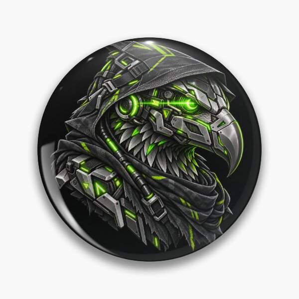 Item preview, Cyberpunk Techwear Cyber Eagle Alpha Art designed and sold by RiteshCenter .